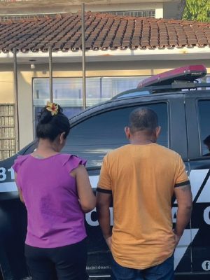 Policiais civis da 52ª Delegacia Interativa de Polícia (DIP) de São Paulo de Olivença (a 985 quilômetros de Manaus) prenderam em flagrante, na segunda-feira (28), o casal Gilberto Moreno da Silva, 42, conhecido como “Passarinho”, e Rosilene Lucas Bernaldo, 36, chamada de “Branca”. Eles foram autuados por tráfico de drogas majorado, associação para o tráfico, posse irregular de munição de uso permitido e posse irregular de munição de uso restrito. A prisão aconteceu na residência do casal, localizada no bairro Santa Teresinha, no município.